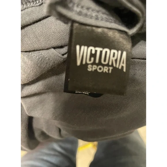 """Womens VICTORIA'S SECRET SPORT Grey Sweatshirt long sleeve Sz S Logo""" - Picture 9 of 10